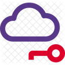 Cloud-Schlüssel  Symbol