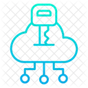 Cloud-Schlüssel  Symbol