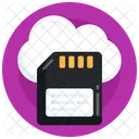 Cloud Memory Cloud Device Cloud Sd Card Icon
