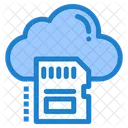 Cloud Sd Card  Icon