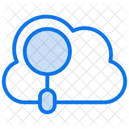 Cloud search  Icon