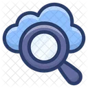Cloud Search Cloud Exploration Cloud Finding Icon