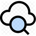 Cloud Search Cloud Magnifying Online Search Icon