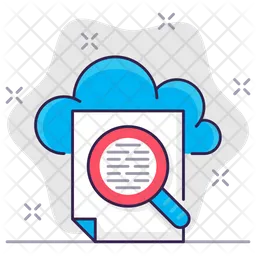 Cloud Search  Icon