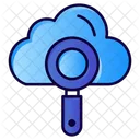 Cloud Search Cloud Research Cloud Icon