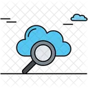 Cloud Search Fibd Cloud Cloud Magnifying Icon