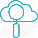 Cloud Search Cloud Computing Cloud Monitoring Icon