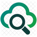 Cloud Search Cloud Computing Internet Exploring Icon