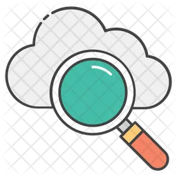 Cloud Searching  Icon