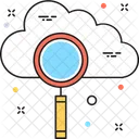 Cloud Search Internet Icon
