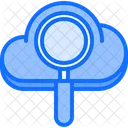 Cloud Searching Search Cloud Magnifier Icon