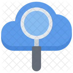 Cloud Searching  Icon