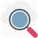 Cloud Search Internet Exploring Cloud Magnifying Icon