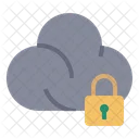 Cloud Secure Secure Cloud Storage Server Protection Icon