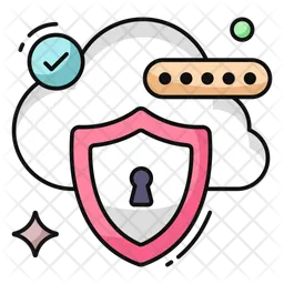 Cloud Security  Icon