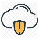 Cloud Protection Shield Icon