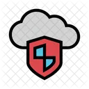 Cloud Shield Protection Icon