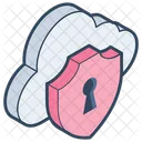 Cloud Security Cloud Protection Locked Cloud Icon