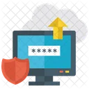 Cloud Security Data Protection Password Protection Icon