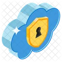 Cloud Security Cloud Protection Cloud Safety Icon