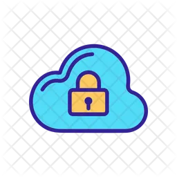 Cloud Security  Icon