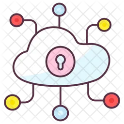 Cloud Security  Icon