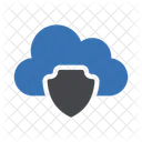 Cloud Shield Security Icon