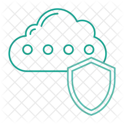 Cloud security  Icon