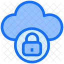 Cloud Security Secure Cloud Lock Icon
