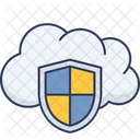 Secured Shield Protection Icon