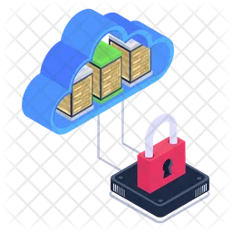 Cloud Security  Icon