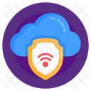 Cloud Protection Storage Protection Cloud Security Icon