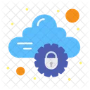 Cloud Security Cloud Lock Cloud Setting Icon
