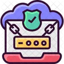 Cloud Security Secure Cloud Protection Icon