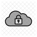 Cloud Security Cloud Protection Cloud Lock Icon