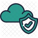 Cloud Security Cloud Secured Icon