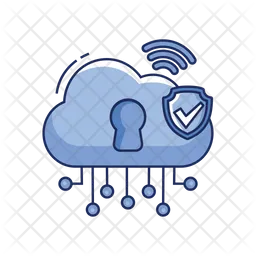 Cloud security  Icon