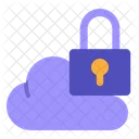 Cloud Security Secure Cloud Lock Icon