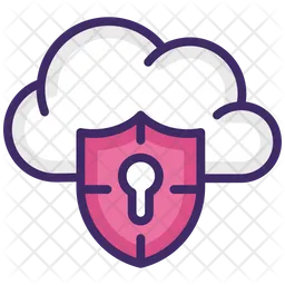 Cloud security  Icon