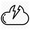 Cloud Security Breach  Icon