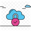 Cloud Security Check Cloud Security Secure Cloud Icon