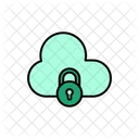 Cloud security  Icon