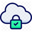 Cloud Security Data Cloud Computing Icon