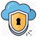 Cloud Security  Icon