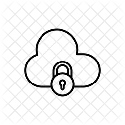 Cloud security  Icon