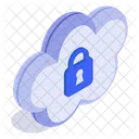 Cloud Security Protection Icon