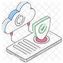 Cloud Security Cloud Protection Cloud Service Icon