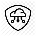 Cloud security  Icon