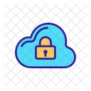 Cyber Security Cloud Icon
