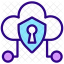 Cloud security  Icône